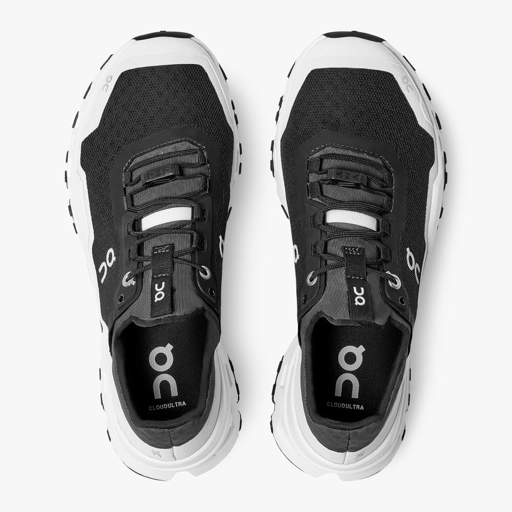 On Runningultra: cushioned trail running shoe - Black | White ON95XF157