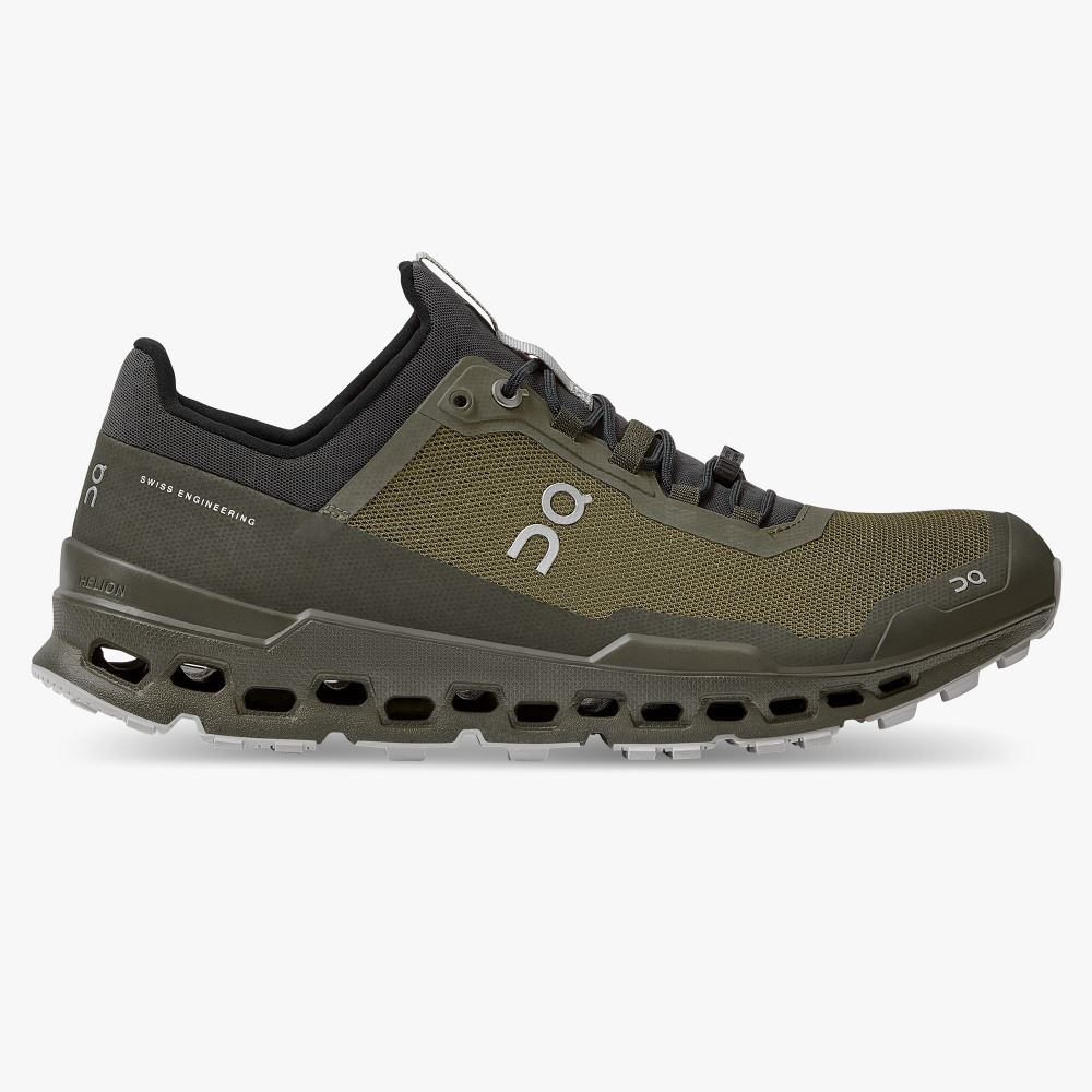 On Runningultra: cushioned trail running shoe - Olive | Eclipse ON95XF76