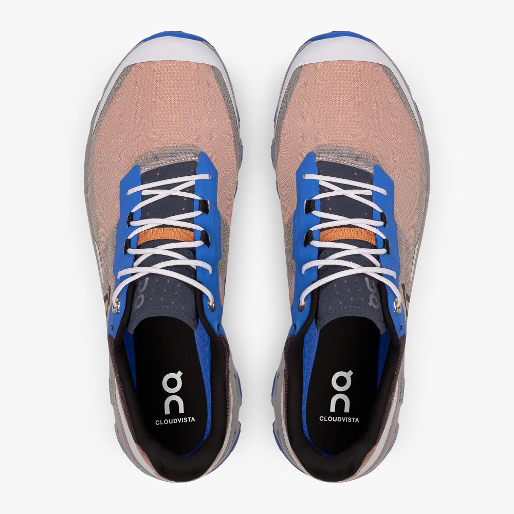 On The Cloudvista: Lightweight Trail Running & Hiking shoe - Sandstone | Alloy ON95XF24
