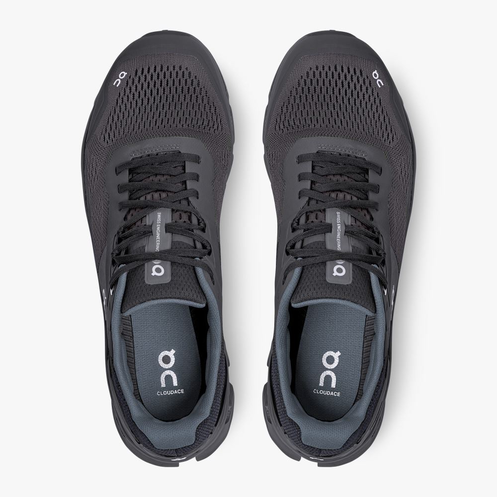 On Cloudboom Echo: Lightweight Marathon Running Shoe - Black | Eclipse ON95XF64